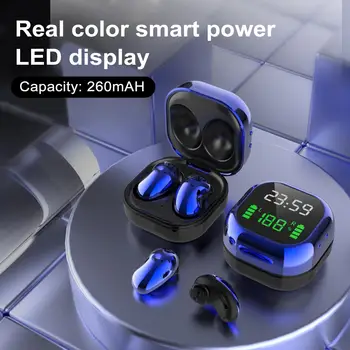 TWS Cască Bluetooth Culoare LED-uri Ecran HiFi set cu Cască fără Fir Căști de Gaming Bluetooth 5.1 Mini Ceas de Căști Cu Microfon