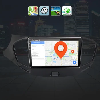 Eunavi 2 Din Android Auto Multimedia Player Pentru LADA Vesta Cross Sport 2016 2017 2018 Audio 4G DSP Navigare GPS 2DIN Radio