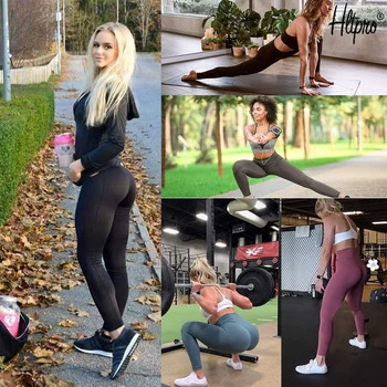 KIWI RATA Femeie Antrenament Jambiere Buzunar Lateral Talie Mare de Funcționare Yoga Pantaloni Slim Fitness Uscare Rapidă Casual Elastic Legging 47630