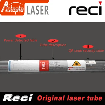 Tub cu Laser Reci W2 90W-100W CO2 Laser Tub Cutie de Lemn Ambalare Lungime 1200 mm Dia. 80mm CO2 Gravare cu Laser Masina de debitat S2, Z2 479