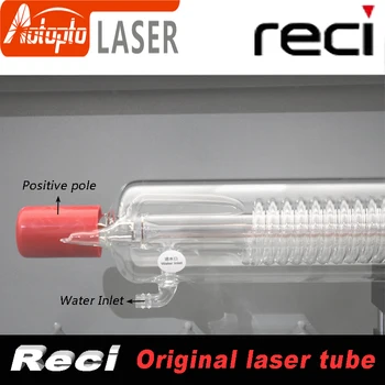 Tub cu Laser Reci W2 90W-100W CO2 Laser Tub Cutie de Lemn Ambalare Lungime 1200 mm Dia. 80mm CO2 Gravare cu Laser Masina de debitat S2, Z2