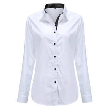 Dioufond Brand Femei Bluze 2020 Nouă Primăvară Pentru Femei Bluza Cu Maneci Lungi Din Bumbac Oxford Casual, Camasi Albe Sex Feminin Topuri Haine