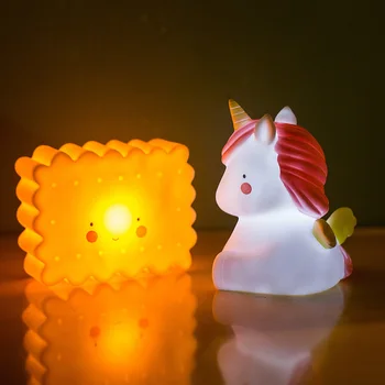 Artpad Copilul Lumina de Noapte LED-uri Unicorn Forma Lampă Lumină starea de Spirit Copil Pepinieră Lampă Mare Pentru Copii Cadouri Decor Dormitor Lămpi de Noapte 48431