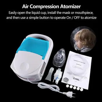 Confortabil Nebulizator Copii Adulți Atomizor Inhalare De Compresie De Aer Atomizor Medicale Profesionale Nivel Nebulizator