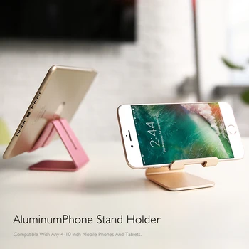 Universal Metal Aluminiu de Telefon Suport stativ Pentru iPhone X 6 6s 7 8 Comprimat Telefon de Birou Suport Standuri Pentru iPad Suport Smartphone