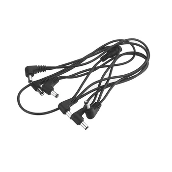 De Brand Nou 6 Moduri de Electrod Daisy Chain Fasciculului de Cablu de Sârmă de Cupru pentru Efecte de Chitara de Alimentare Splitter Adaptor