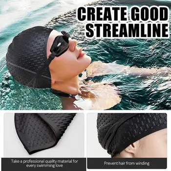 Capace de înot Bărbați și Femei rezistent la apa de Mare Ureche Plug Proteja de Înot pălării Silicon Capac de Înot de Înot Consumabile