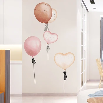 [SHIJUEHEZI] Baloane Colorate Autocolante de Perete DIY Desene animate Decalcomanii de Perete pentru Camere de Copii Dormitor Copil Pepinieră de Sticlă Decor Acasă 4931