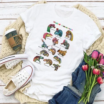 Femeile Grafic Planta Câine Animal De Desene Animate Amuzante Cactus De Vară Drăguț T-Shirt, Blaturi Lady Femei Imbracaminte Tricou Femei T Shirt