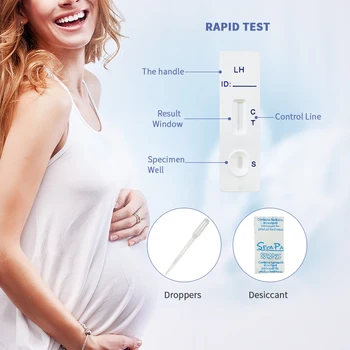 Transport gratuit 5PCS Test de Ovulatie Ovulația LH Card de Test Kit de uz Casnic Test Rapid Feminin de Îngrijire