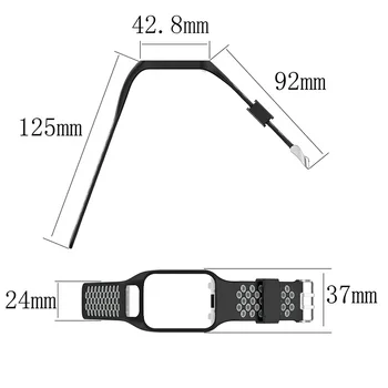 Noua Moda de Două-ton Moale de Silicon Replacment Trupa Ceas Pentru Spark TomTom Runner 2/3 Fitness Tracker Watchbands Accesorii