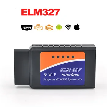 Noul Cod Auto Scanner OBD2 ELM327 Wifi / OBDII V1.5 can-BUS Auto Diagnostic Tool Funcționează Pe Android Cuplu CHIZIYO