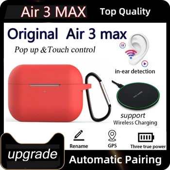 Air3 MAX TWS 5.0 de Încărcare fără Fir Bluetooth Super Bass Casti PKi9000 I900000 Pro i200000 i100000 i300000 i99999 Plus