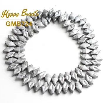 10mm Natural Mat Frunze de Forma Margele Hematit Auriu Argintiu Placat cu Liber Margele Spacer Pentru a Face Bijuterii DIY Brățară 15
