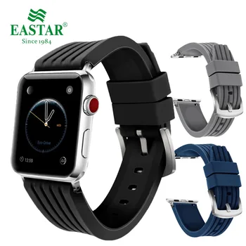 Eastar Silicon Înlocuire Sport Band Colorate Watchband Pentru Apple Watch 38mm 5 3 2 1 44mm brățară Brățară Curea Pentru iWatch 4