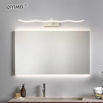 Led lumini oglindă lămpi de Perete rezistent la apa de baie alb negru LED tv cu lampa de interior Modern, lampă de Perete Iluminat Baie make up