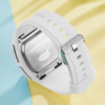 Digital cu Led-uri pentru Femei ceasuri Sport de Moda Alb de silicon, rezistent la apa Lady Ceas fată băiat ceasuri relogio feminino