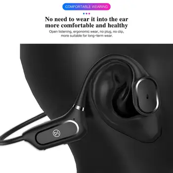 Conducție Osoasă Căști Fără Fir Bluetooth Rezistent La Apa Confortabil De Uzură Deschide Cârlig Ureche Greutate De Lumină Sport Căști