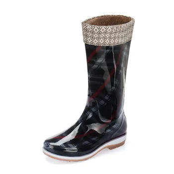 High Top Impermeabil la Jumătatea Vițel Cizme Femei Ploaie Pantofi 2020 Primavara/toamna Calssic PVC Femei Cizme de Ploaie rty678