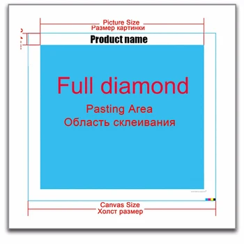 Burghiu plin de Piața Diamant 5D DIY Diamant de Pictură 