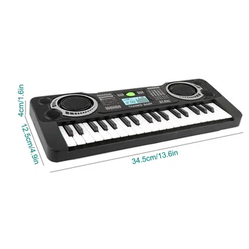 Jucarii Muzicale Pentru Copii Pian Cu 37 De Taste Mini Orga Electronica Muzicala Predare Pian Tastatură Jucarii Educative Pentru Copii, Music Keyboard