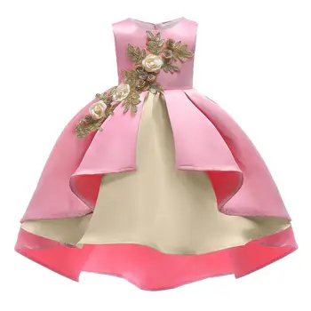 Nouă fete Toamna rochie de Printesa Flori X-mas Halloween, Vacanță, Nuntă, zi de Naștere Copil Petrecerea de Flori Rochie de 2 Culori