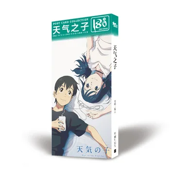 Anime Tenki Nu Ko intemperii cu ai carte Poștală Post Cărți Autocolant Artbook Cadou Cosplay Recuzită Cartea Set de Cadouri