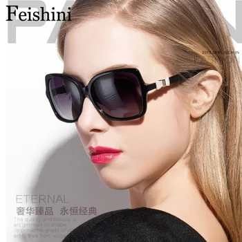 FEISHINI de Înaltă Calitate din material Plastic Nou Anti Oboseala Ochelari Fluture Brand de ochelari de Soare pentru Femei Polarizati UV400 Vidrio