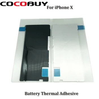 10buc pentru iPhone x Baterie de Înaltă Calitate de izolare Termică Stick Negru Film de Înlocuire pentru Telefonul Mobil Reparații Renovarea