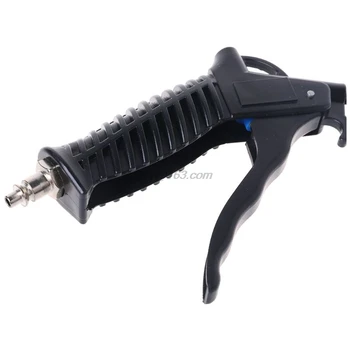 1 buc Negru Aer Duster Lovitură Pistol Pneumatic Vântului și Umiditate: Kit UE Conector PU Furtun 35EE