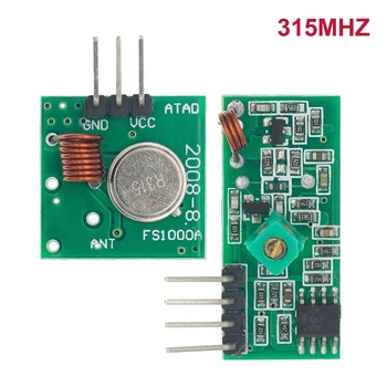 5 perechi (10 buc) 315Mhz RF emițător și receptor link-ul de kit H01