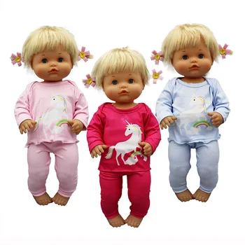2020 Nou ponei pijamale papusa Haine se Potrivesc 42cm Nenuco Papusa Nenuco su Hermanita Papusa Accesorii
