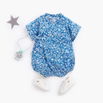 Haine Nou-Nascuti Vara Nou-Născuți Body Curele Florale Copilul De Înaltă Calitate Bumbac Pijama Baby Girl Salopeta