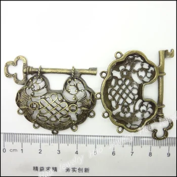 15buc Epocă Farmece Conector Pandantiv bronz Antic Aliaj de Zinc se Potrivesc Brățară Colier DIY Bijuterii din Metal Concluziile