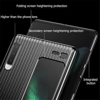 Pentru Samsung F9000 W2020 Galaxy Ori Telefonul Caz de Protecție All-inclusive Caz Pliabil Acoperi Valiza Coajă de Telefon