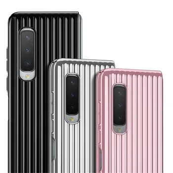 Pentru Samsung F9000 W2020 Galaxy Ori Telefonul Caz de Protecție All-inclusive Caz Pliabil Acoperi Valiza Coajă de Telefon