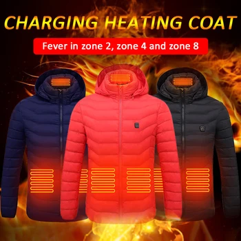 Iarna Termice Îmbrăcăminte pentru femei vesta incalzita jacheta femei vesta cald pentru camping, drumeții Mâneci Lungi Încălzire Jacheta cu Gluga 2020