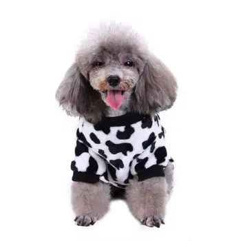 Câine de companie Pijama Calde pentru Iarna Catelus de Camuflaj și de Vacă Model de Paltoane Patru Picioare Lână animale de Companie Haine Costum de Companie Pânză Consumabile