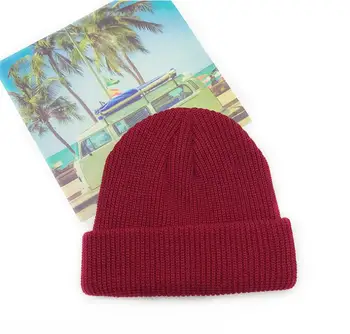 202 Unisex Cald Iarna Căciuli Tricotate Solid Hat pentru Barbati Femei Stretch Moale Capac 5662