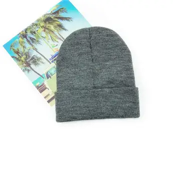 202 Unisex Cald Iarna Căciuli Tricotate Solid Hat pentru Barbati Femei Stretch Moale Capac