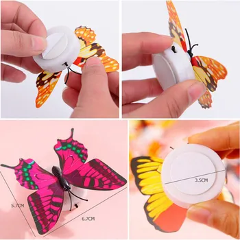 De Vânzare la cald 10 BUC Autocolante de Perete Butterfly Lumini LED Copii Living Home Decor strălucire în întuneric autocolant 3D Decorare Casa