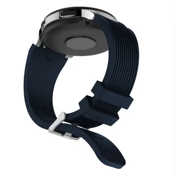 Silicon Curea pentru Samsung Galaxy Watch 46mm Versiunea SM-R800 Dungi de Cauciuc de Înlocuire Brățară Bandă de 22mm Latime Curea