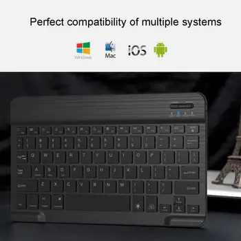 Portable Keyboard Layout foarte Subtire cu iluminare de fundal Iluminat Bluetooth Wireless Keyboard Exigibilă IOS Android Windows Înaltă Calitate