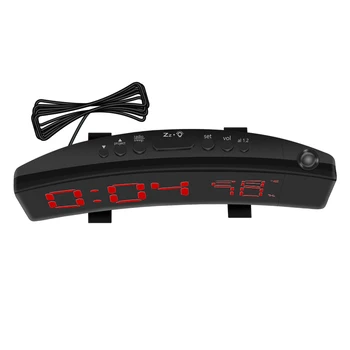 5 inch Digital de Proiectie Ceas cu Alarmă Radio FM LED Estompat Amânare Incarcator USB LB88