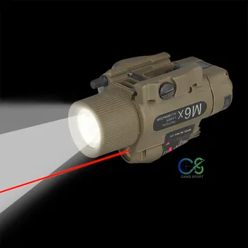 TRIJICON Tactice M6 Lanterna de Vanatoare Lumină Albă Cu Roșu Laser Pentru Vânătoare în aer liber gs15-0007R