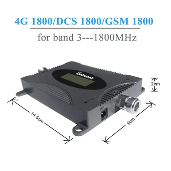 Lintratek Repetor de Semnal 4G LTE 1800mhz Amplificator de Semnal 65dB GSM1800 Repetor (Banda 3) 4G telefon Mobil Amplificator de Semnal Set @5
