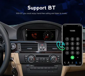 MEKEDE Android 10 Auto Multimedia GPS Navigatie Pentru BMW Seria 3 E90 E91 E92 E93 2005-2012 Cu BT WiFi Radio 2G RAM ROM 32G