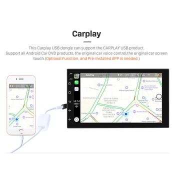 Podofo 2Din GPS Android De 10.1 Radio Auto 7
