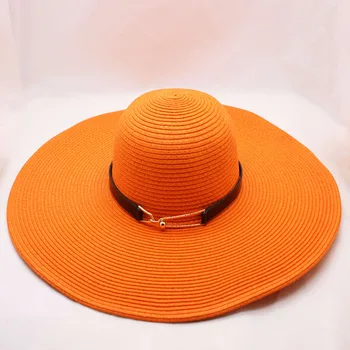BINGYUANHAOXUAN Pentru Femei de Vara Pălărie de Soare Unisex Pălărie Panama 2018 New Sosire Paie de Moda Plajă Capac