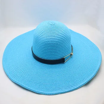BINGYUANHAOXUAN Pentru Femei de Vara Pălărie de Soare Unisex Pălărie Panama 2018 New Sosire Paie de Moda Plajă Capac